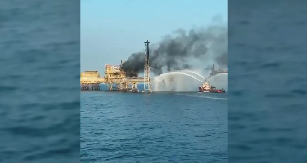 Murió un trabajador por incendio en plataforma de Pemex en Campeche